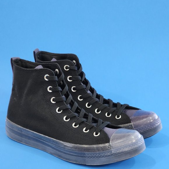 Converse CTAS CX Hi Black/Steel/Wild Mango Canvas Unisex Sneakers 171400C NWT - Picture 1 of 6